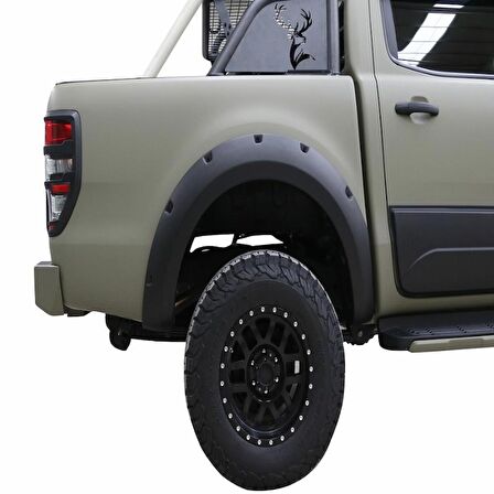 Ford Ranger Çamurluk Kaplama 4.5cm 2012 / 2019 Dodik Seti