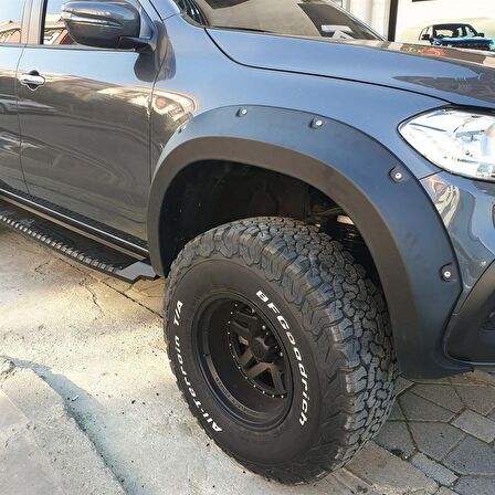 Mercedes X-Class Çamurluk Kaplama Civatalı 4.5cm Dodik Seti
