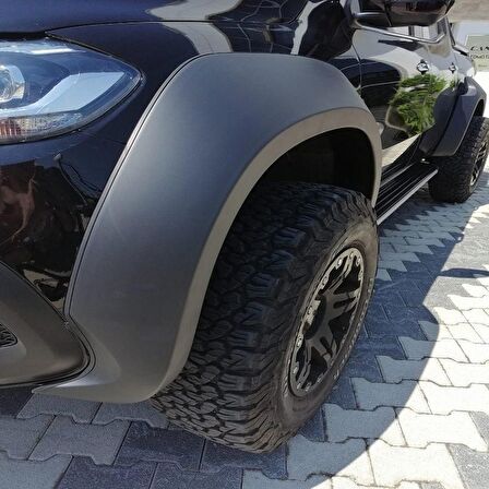 Mercedes X-CLASS Jumbo Çamurluk Kaplama 7.5cm Dodik Seti