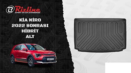 Rizline Kia Niro 2022 Sonrası Hibrit 3D Alt Bagaj Havuzu
