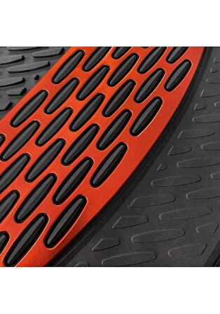Safir Ford Focus 2 Havuzlu Universal Paspas Krom Kırmızı