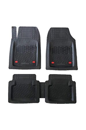 Safir Fiat Siena Havuzlu Universal Paspas Krom Siyah