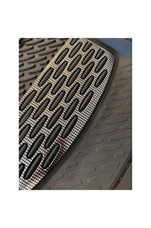 Safir Volkswagen Caddy Havuzlu Universal Paspas Krom Karbon