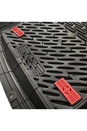 Safir Honda Jazz Havuzlu Universal Paspas Krom Mavi