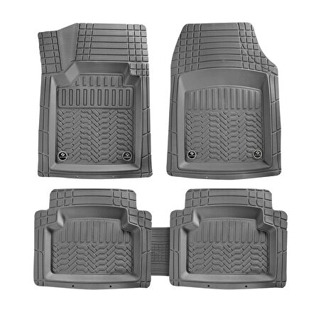 Mitsubishi Lancer Havuzlu Universal Paspas Krom Gri Renk