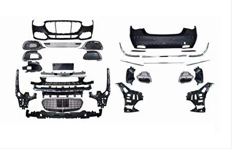 W223 S SERİSİ 2021+ MAYBACH BODY KIT (KROM SİS KAPAKLI)