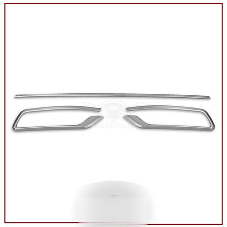 Vw Passat B8,5 Egsoz Kromu Difüzör 2019- Paslanmaz Çelik