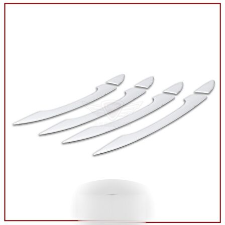 Renault Megane 4 Kapı Kolu 2016- Paslanmaz Çelik