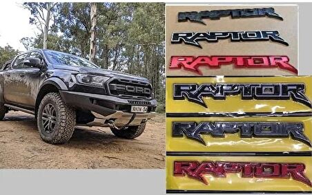 Ford Ranger Raptor Sticker 3D