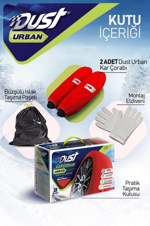 Kar Çorabı 155 70 Lastik R15 Jant Ölçülerine Uyumlu Yüksek Kaliteli Zincir Muadili Ürün Dust