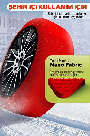 Kar Çorabı 225 60 Lastik R14 Jant Ölçülerine Uyumlu Yüksek Kaliteli Zincir Muadili Ürün Dust