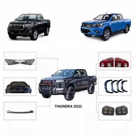 Hılux 2016-2019 İçin Tundra Body Kıt (Far-Stop-Sis  Dahil)