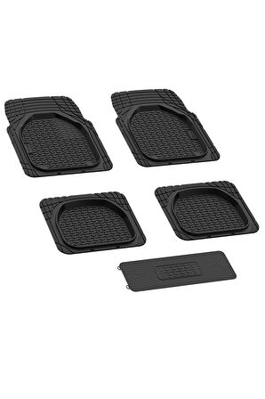 Skoda Felicia 3D Havuzlu Sahler Universal Paspas Mat Siyah