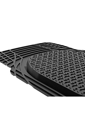 Volkswagen Tiguan 3D Havuzlu Sahler Universal Paspas Mat Siyah