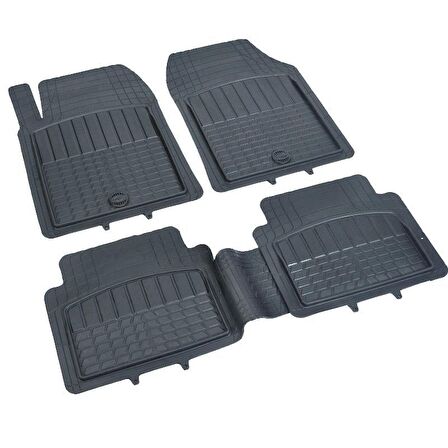 Citroen C-Elysee Uyumlu Universal Pufi Race Paspas Koyu Gri Renk