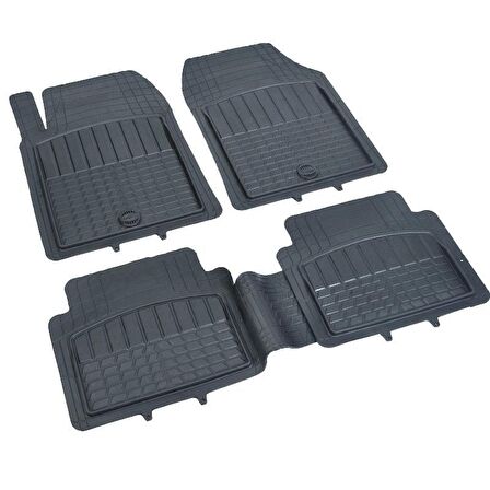 Volkswagen Passat B8 Uyumlu Universal Pufi Race Paspas Koyu Gri Renk