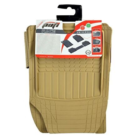 Lancia Delta Uyumlu Universal Pufi Race Paspas Bej Renk