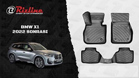 Rizline Bmw X1 U11 2022 Sonrası 3D Havuzlu Paspas