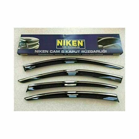 Niken Kia Ceed 2018- Kromlu Cam Rüzgarlığı 4Lü