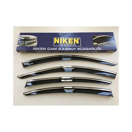 Niken Chevrolet Captiva 2007- Kromlu Cam Rüzgarlığı 4Lü
