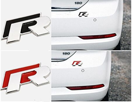 Bagaj R Logo Yapışkanlı Kırmızı / Yacı178