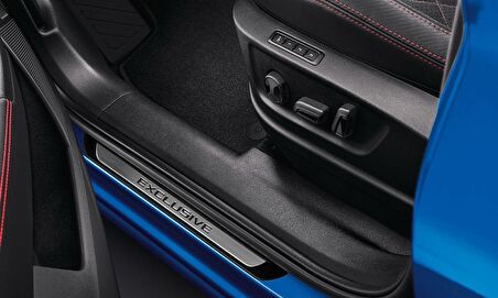 Volkswagen T-Cross Krom Kapı Eşik Koruması Exclusive Line 4 Prç. 2019 Üzeri
