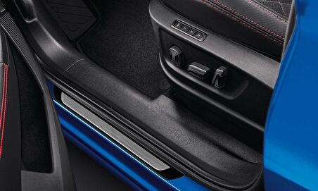 Volkswagen T-Cross Krom Kapı Eşik Koruması Krom Line 4 Prç. 2019 Üzeri