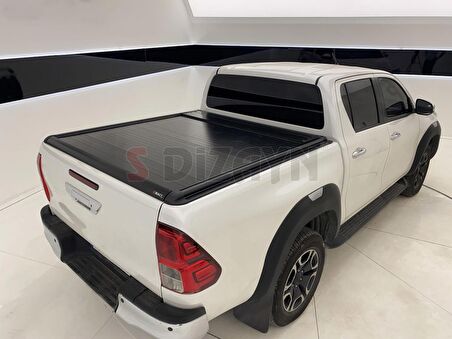 Toyota Hilux 8 Africa S-Back Sürgülü Kapak Siyah V1 2015-2020