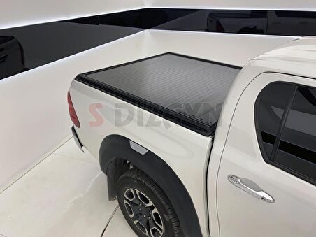 Toyota Hilux 8 Africa S-Back Sürgülü Kapak Siyah V1 2015-2020