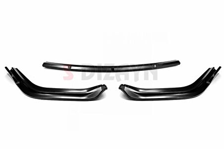Toyota Corolla ABS Plastik Ön Tampon Alt Lip 3 Prç. 2019 Üzeri A+Kalite