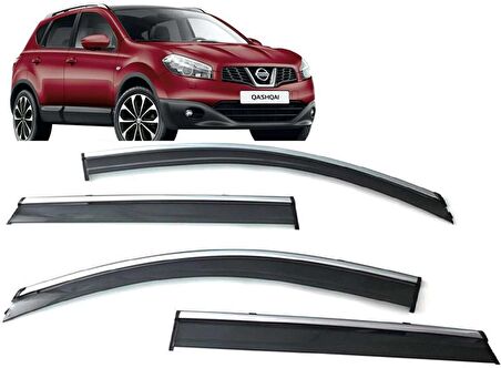 Nissan Qashqai 2006 2013 Kromlu Cam Rüzgarlığı