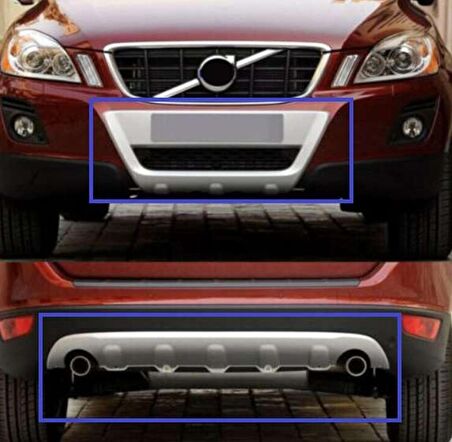 Volvo Xc60 2009 2013 Ön Arka Koruma Difüzör