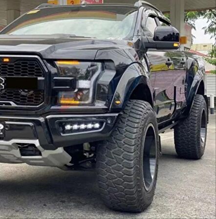 Ranger İçin Uyumlu Kısa Tip F150 Ayna (Parlak Siyah )