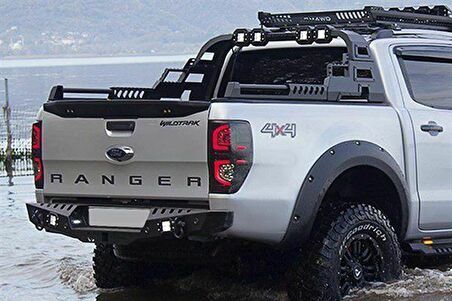 Isuzu D-Max Off Road Metal Işıklı Rollbar 2012-2021 AQM-X10