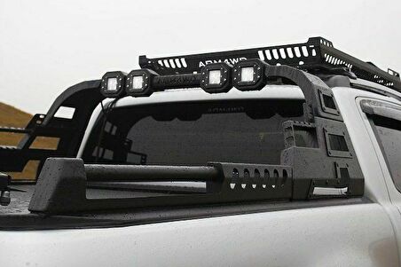 Isuzu D-Max Off Road Metal Işıklı Rollbar 2012-2021 AQM-X10