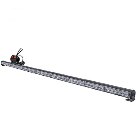 Çakar lamba 3W 48 power ledli 117cm  sarı beyaz 17 fonksiyonlu 12-24V  /  LAPA517-1