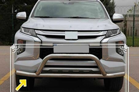 Isuzu Dmax Off Road Ön Koruma Krom FaceOff Chrome 2006+ PST14