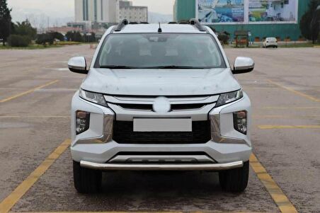 Mitsubishi L200 Ön Tampon Koruma Demiri Krom Tekli Bıyık 2007+ PST19