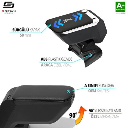 ol Dayama Kolçak ABS Vidalı Gri 2015 Üzeri A+Kalite