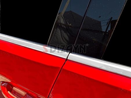 Volkswagen T-Roc Makyajlı Krom Cam Çıtası 4 Prç. 2021 Üzeri