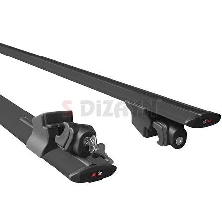 Hyundai Santa Fe (DM) 2013-2018 HOOK Anahtarlı Model Siyah Ara Atkı A+ Kalite