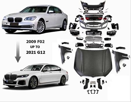 F01 7 SERİSİ İÇİN G12 FACELİFT BODY KIT