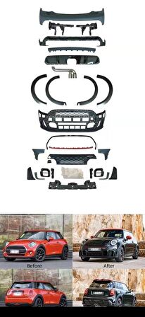 COOPER F56 İÇİN (2 KAPI) JCW BODY KIT - MAKYAJLI GÖRÜNÜM FULL SET