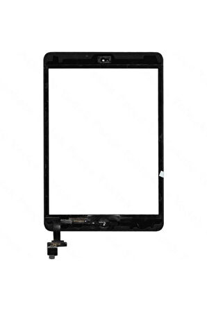 Ipad Mini A1454-a1455 Uyumlu Butonlu Dokunmatik Siyah