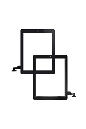 Ipad 2 A1397 Uyumlu Dokunmatik Siyah Butonlu