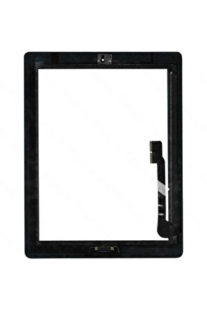 Ipad 4 A1459 Uyumlu Butonlu Dokunmatik Siyah