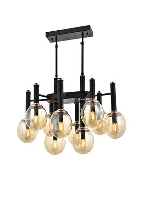 Erna 10Lu Sarkıt Modern Retro Sarkıt , Salon Avize 