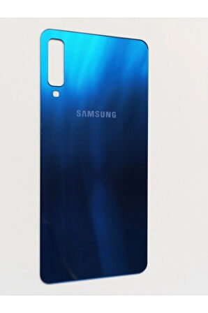 Samsung A7 2018 A750 Arka Kapak Batarya Pil Kapağı Mavi