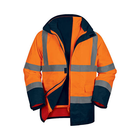 Delta Plus SPEED Oxford Kumaş 5+1 Parka Turuncu