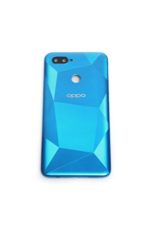 Oppo A12 Kasa Arka Pil Batarya Kapağı Mavi